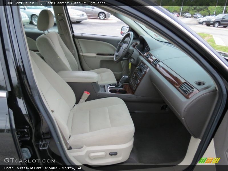 Black Clearcoat / Medium Light Stone 2008 Ford Taurus SEL