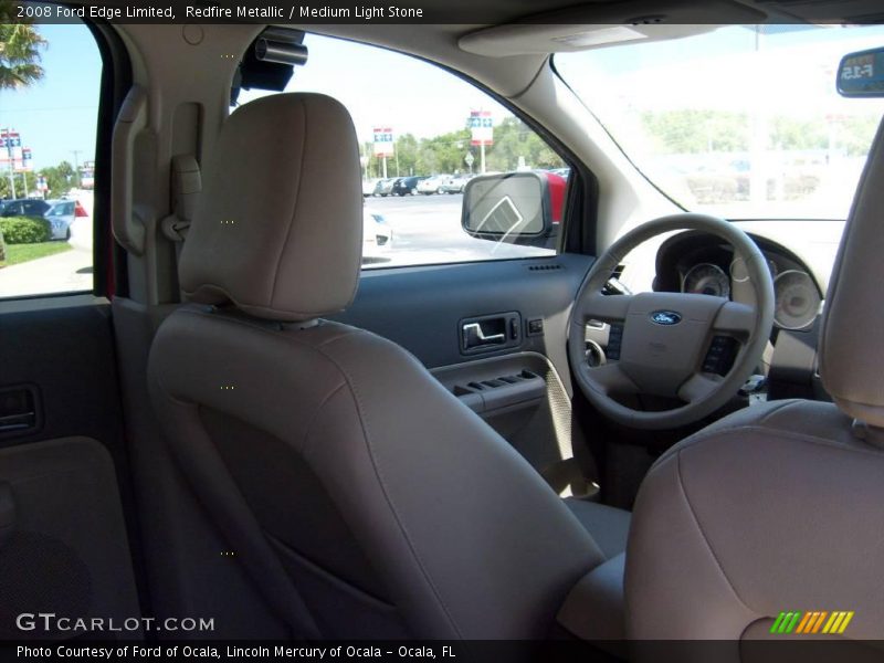 Redfire Metallic / Medium Light Stone 2008 Ford Edge Limited