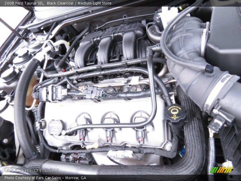 Black Clearcoat / Medium Light Stone 2008 Ford Taurus SEL