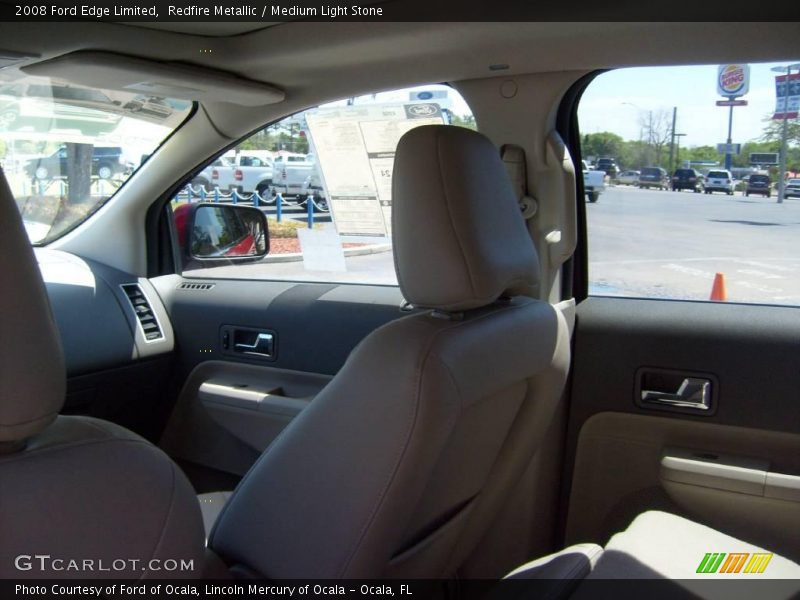 Redfire Metallic / Medium Light Stone 2008 Ford Edge Limited