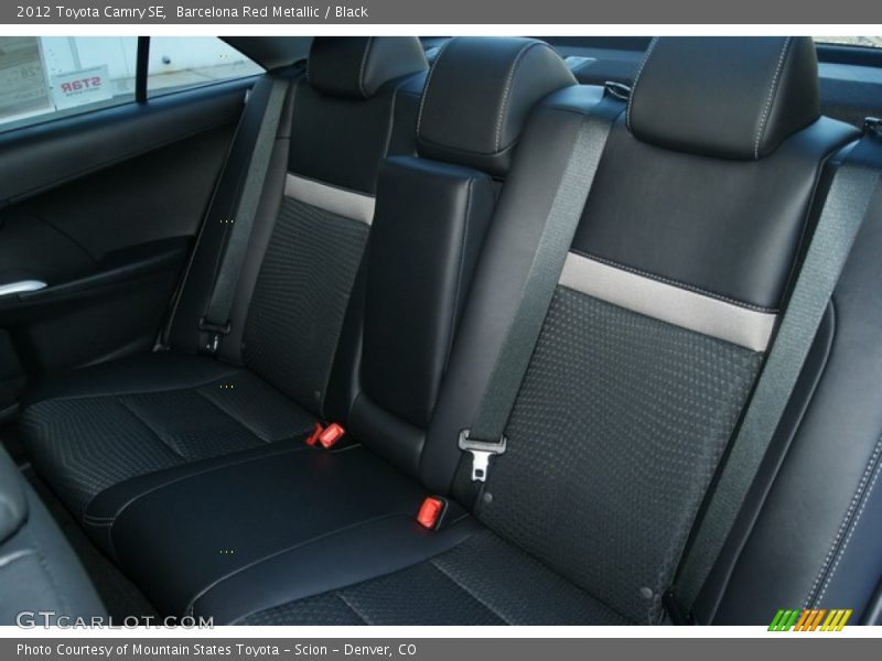 Barcelona Red Metallic / Black 2012 Toyota Camry SE