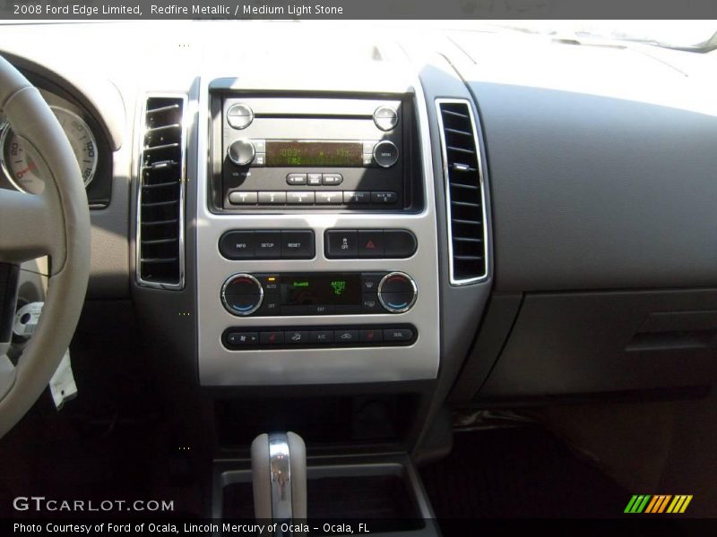 Redfire Metallic / Medium Light Stone 2008 Ford Edge Limited