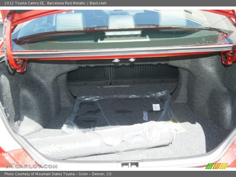 Barcelona Red Metallic / Black/Ash 2012 Toyota Camry SE