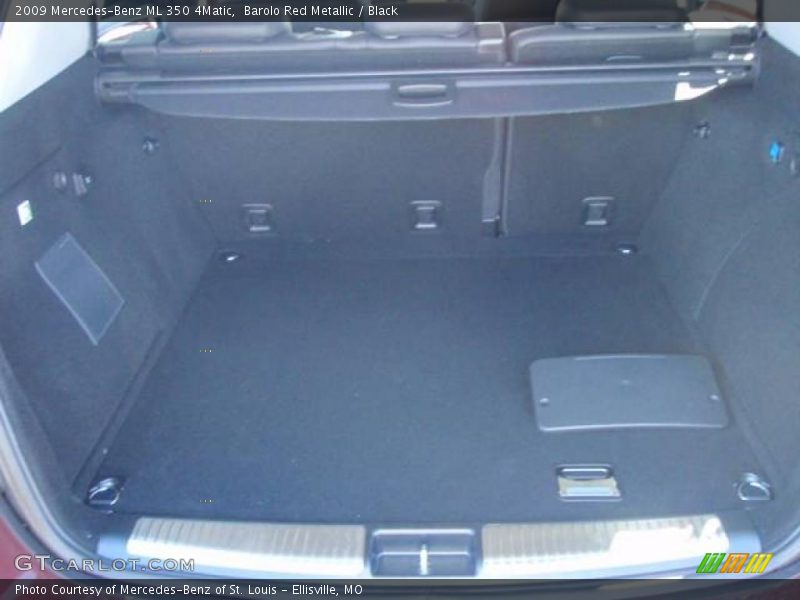 Barolo Red Metallic / Black 2009 Mercedes-Benz ML 350 4Matic