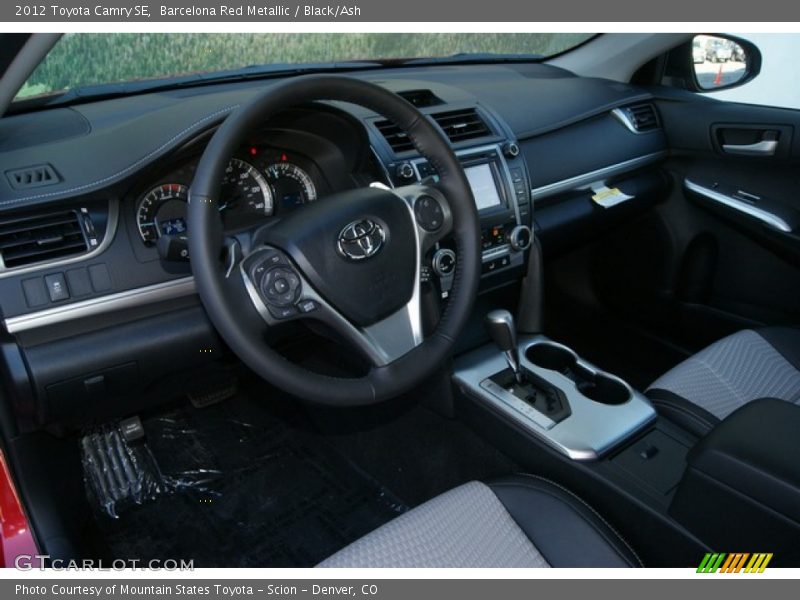 Barcelona Red Metallic / Black/Ash 2012 Toyota Camry SE