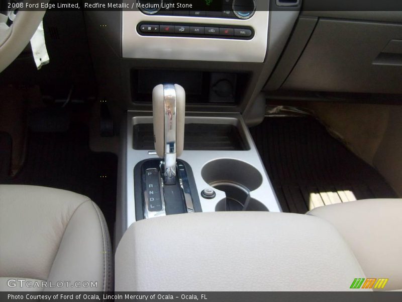 Redfire Metallic / Medium Light Stone 2008 Ford Edge Limited