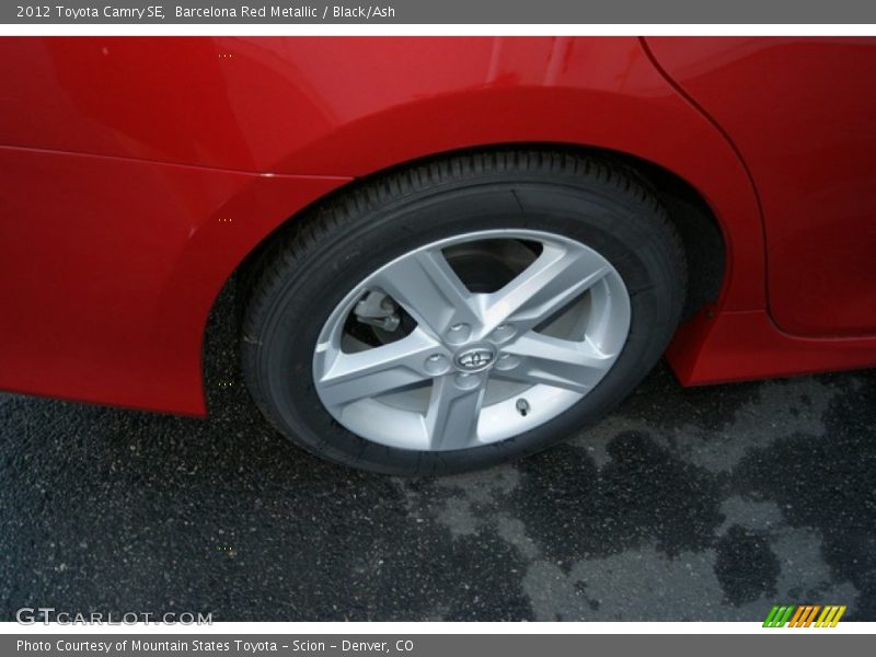 Barcelona Red Metallic / Black/Ash 2012 Toyota Camry SE