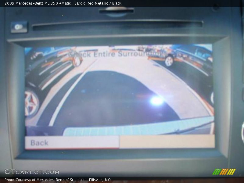 Barolo Red Metallic / Black 2009 Mercedes-Benz ML 350 4Matic