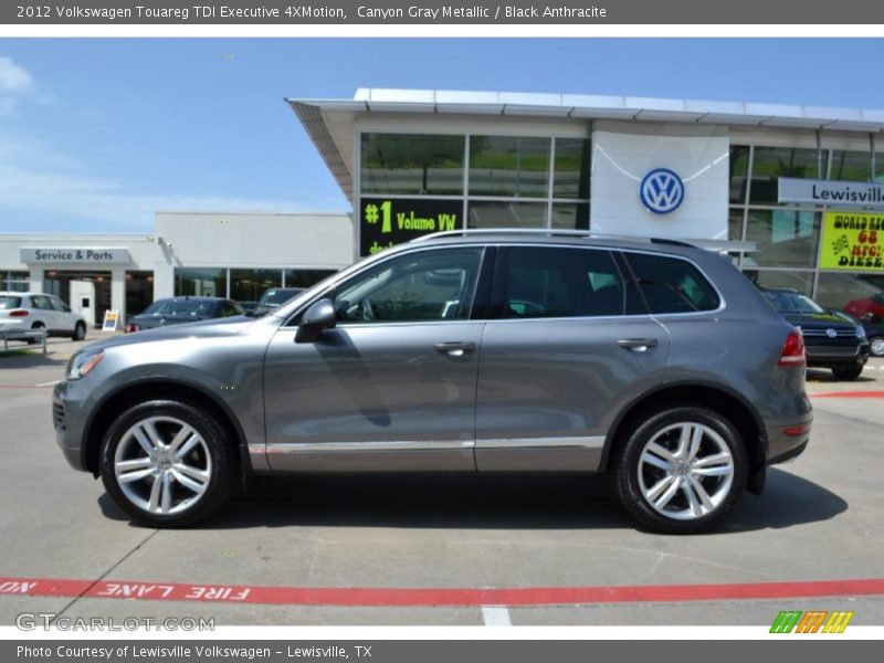 Canyon Gray Metallic / Black Anthracite 2012 Volkswagen Touareg TDI Executive 4XMotion