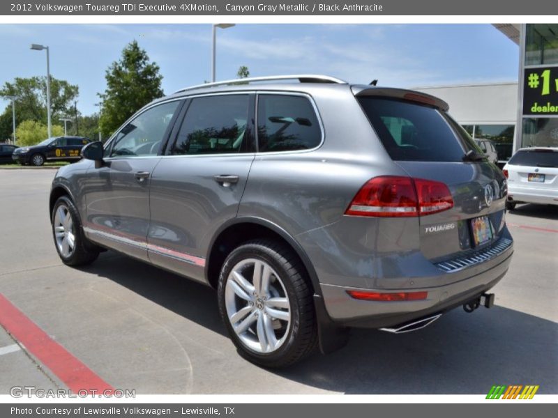Canyon Gray Metallic / Black Anthracite 2012 Volkswagen Touareg TDI Executive 4XMotion