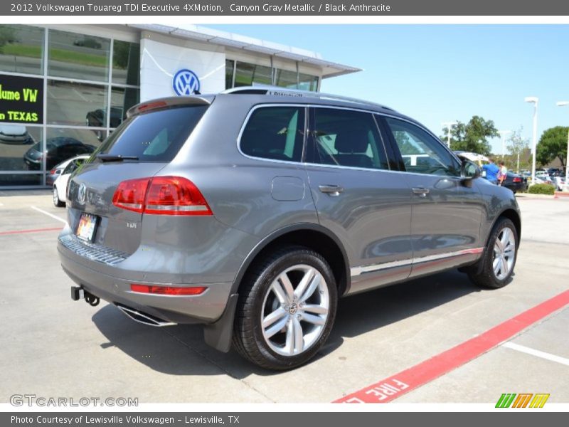 Canyon Gray Metallic / Black Anthracite 2012 Volkswagen Touareg TDI Executive 4XMotion