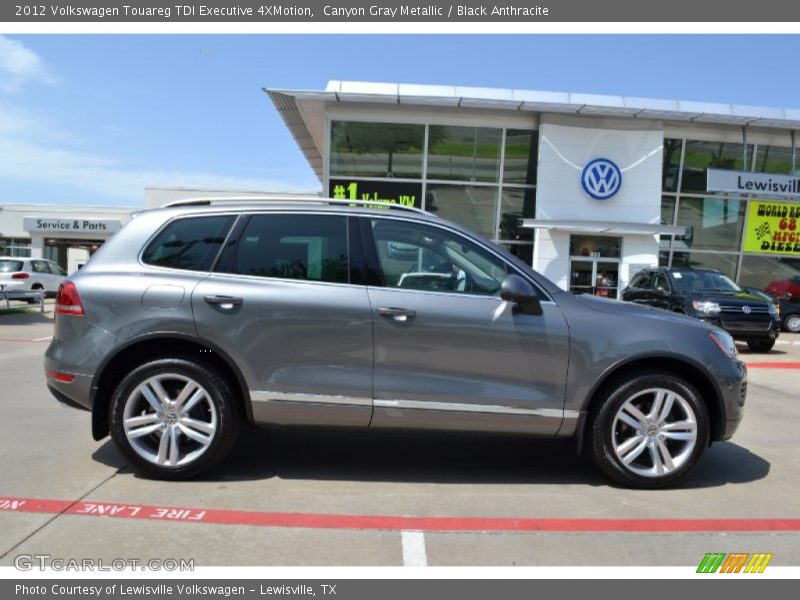 Canyon Gray Metallic / Black Anthracite 2012 Volkswagen Touareg TDI Executive 4XMotion