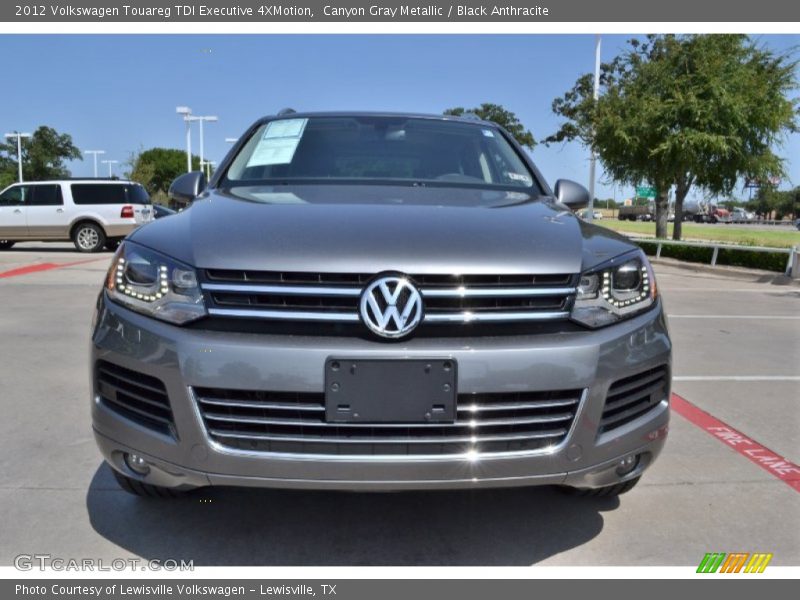 Canyon Gray Metallic / Black Anthracite 2012 Volkswagen Touareg TDI Executive 4XMotion