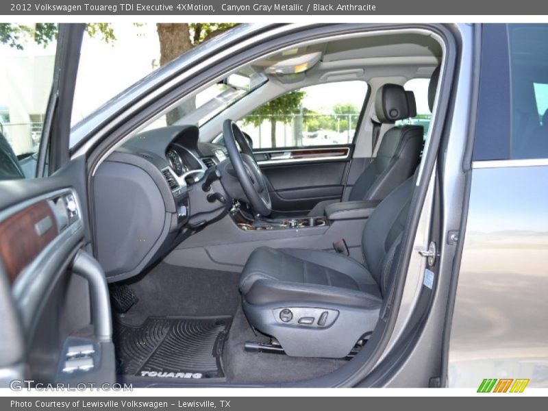 Canyon Gray Metallic / Black Anthracite 2012 Volkswagen Touareg TDI Executive 4XMotion