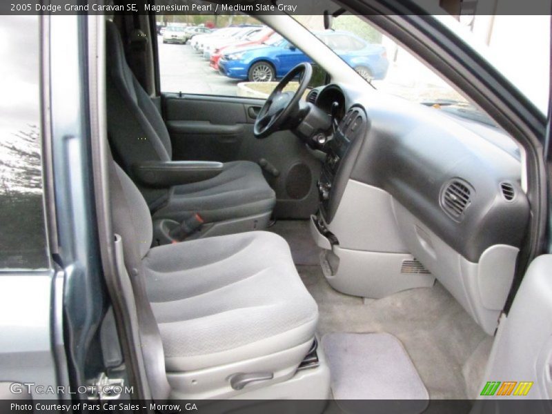 Magnesium Pearl / Medium Slate Gray 2005 Dodge Grand Caravan SE