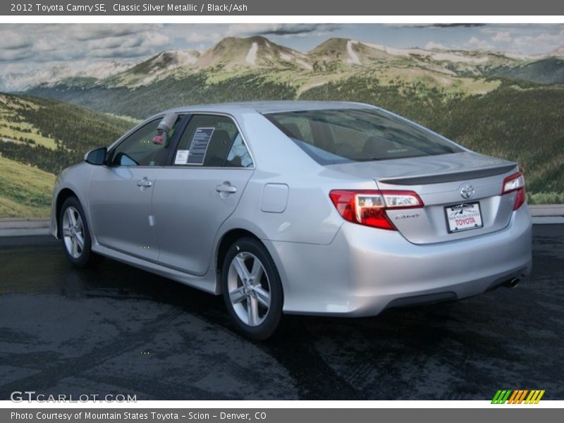 Classic Silver Metallic / Black/Ash 2012 Toyota Camry SE