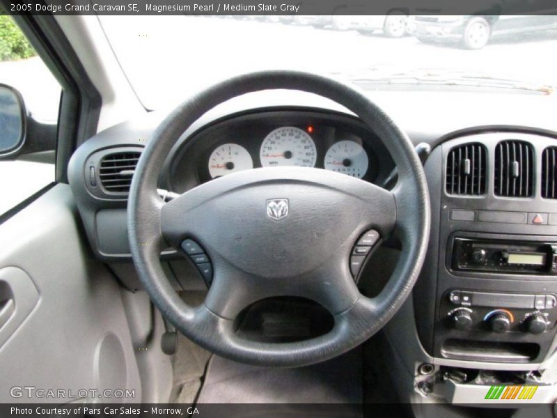 Magnesium Pearl / Medium Slate Gray 2005 Dodge Grand Caravan SE