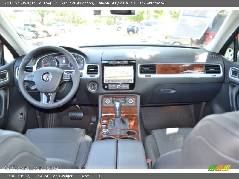Canyon Gray Metallic / Black Anthracite 2012 Volkswagen Touareg TDI Executive 4XMotion