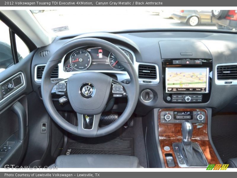 Canyon Gray Metallic / Black Anthracite 2012 Volkswagen Touareg TDI Executive 4XMotion