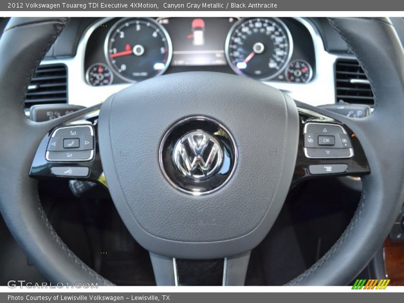 Canyon Gray Metallic / Black Anthracite 2012 Volkswagen Touareg TDI Executive 4XMotion