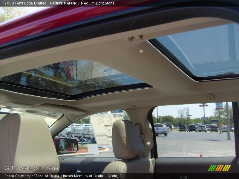 Redfire Metallic / Medium Light Stone 2008 Ford Edge Limited