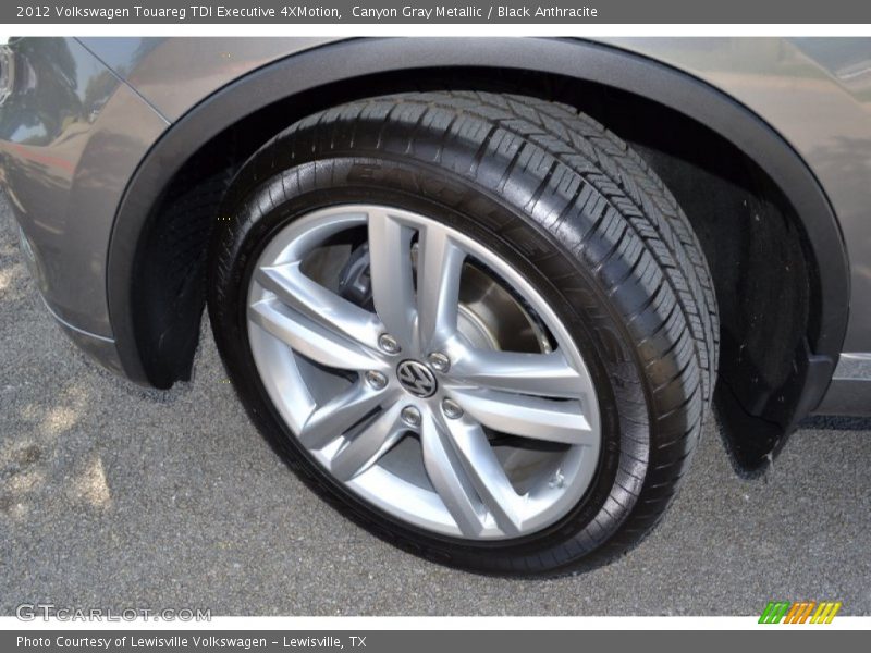 Canyon Gray Metallic / Black Anthracite 2012 Volkswagen Touareg TDI Executive 4XMotion
