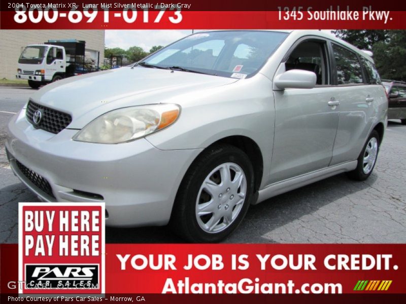 Lunar Mist Silver Metallic / Dark Gray 2004 Toyota Matrix XR