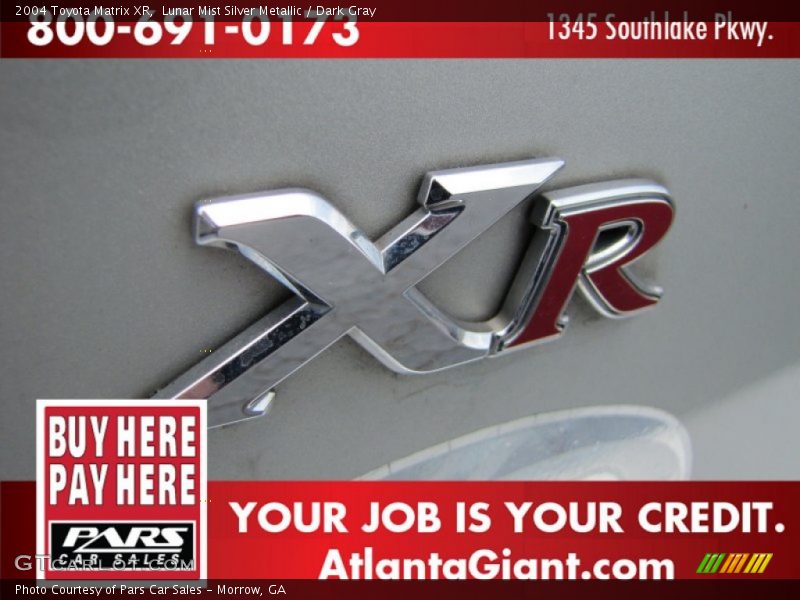 Lunar Mist Silver Metallic / Dark Gray 2004 Toyota Matrix XR