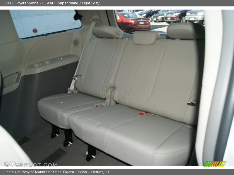 Super White / Light Gray 2012 Toyota Sienna XLE AWD