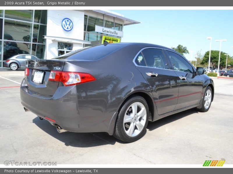 Grigio Metallic / Ebony 2009 Acura TSX Sedan