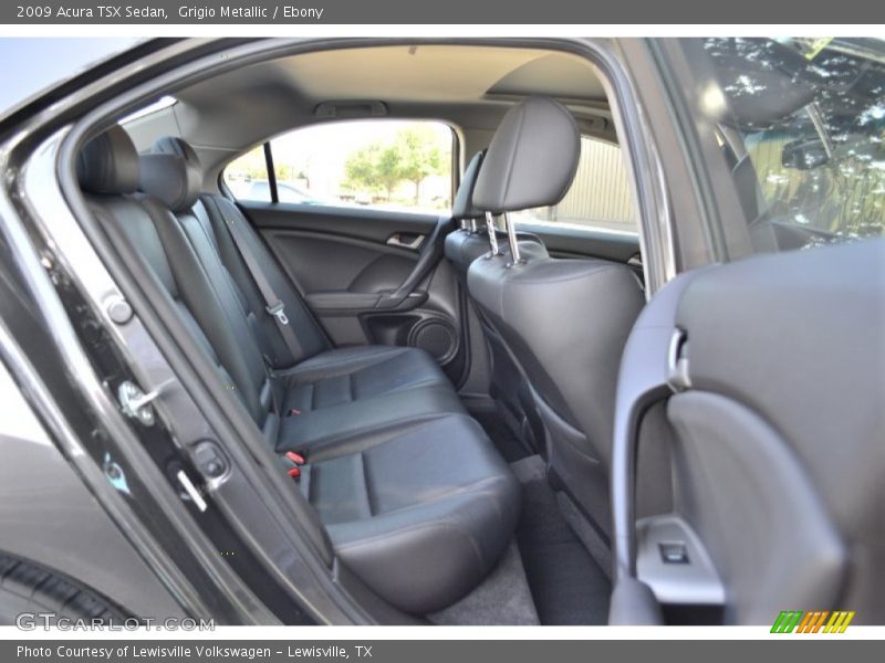Grigio Metallic / Ebony 2009 Acura TSX Sedan