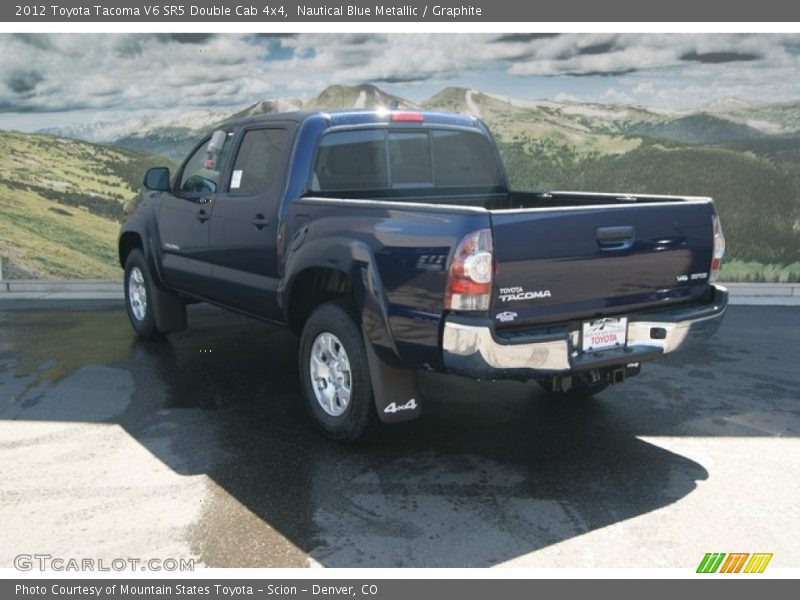 Nautical Blue Metallic / Graphite 2012 Toyota Tacoma V6 SR5 Double Cab 4x4