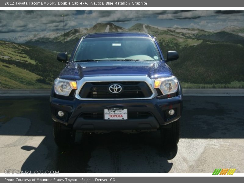 Nautical Blue Metallic / Graphite 2012 Toyota Tacoma V6 SR5 Double Cab 4x4