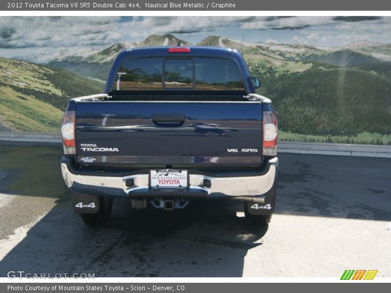 Nautical Blue Metallic / Graphite 2012 Toyota Tacoma V6 SR5 Double Cab 4x4