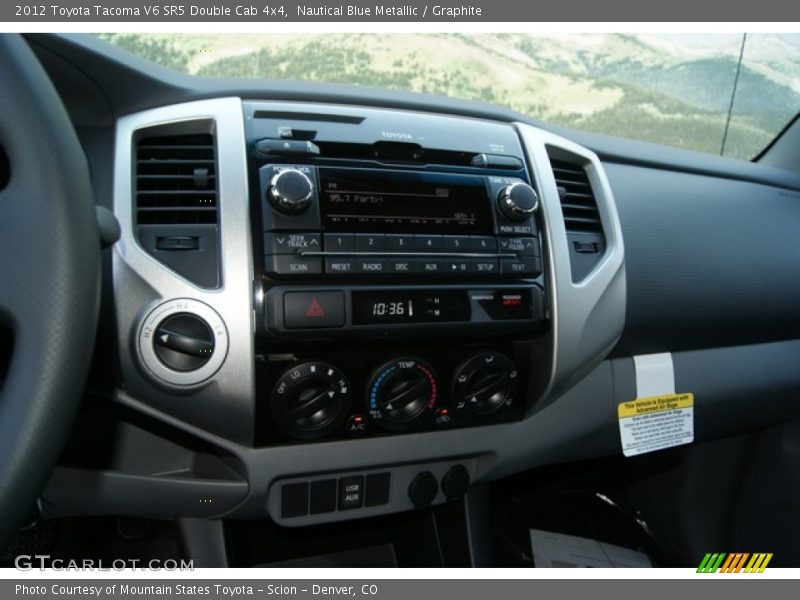 Nautical Blue Metallic / Graphite 2012 Toyota Tacoma V6 SR5 Double Cab 4x4