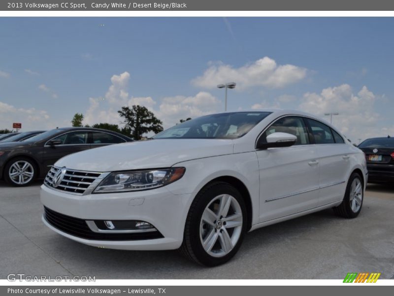Candy White / Desert Beige/Black 2013 Volkswagen CC Sport