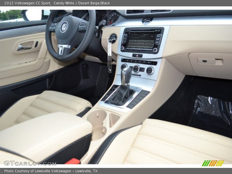 Candy White / Desert Beige/Black 2013 Volkswagen CC Sport