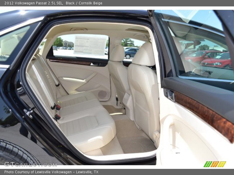 Black / Cornsilk Beige 2012 Volkswagen Passat 2.5L SEL