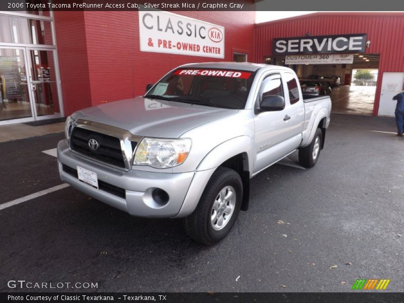 Silver Streak Mica / Graphite Gray 2006 Toyota Tacoma PreRunner Access Cab