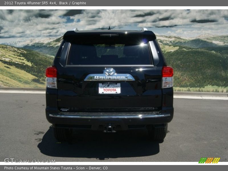 Black / Graphite 2012 Toyota 4Runner SR5 4x4