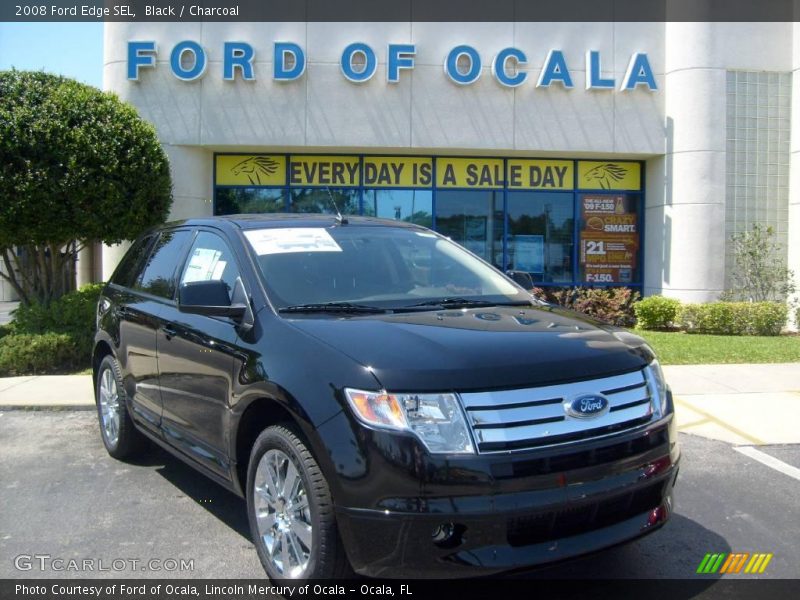 Black / Charcoal 2008 Ford Edge SEL