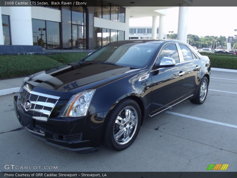 Black Raven / Ebony 2008 Cadillac CTS Sedan