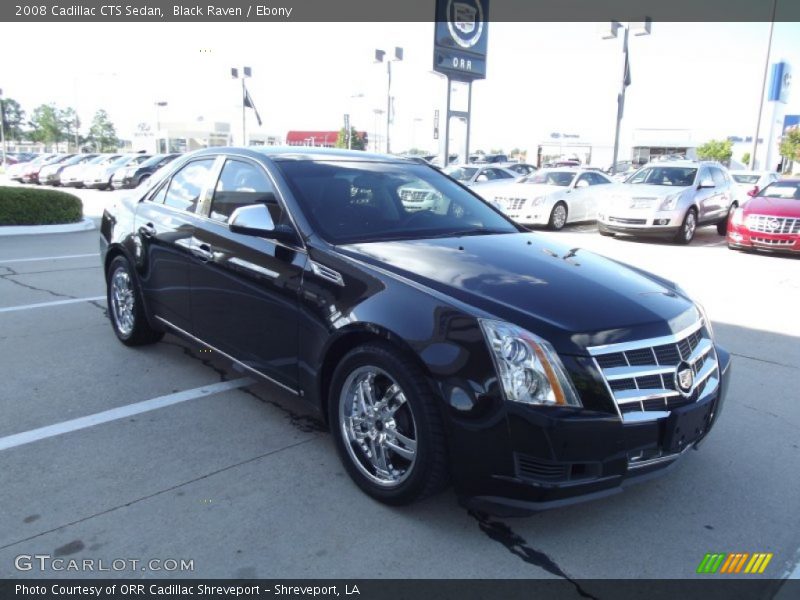 Black Raven / Ebony 2008 Cadillac CTS Sedan