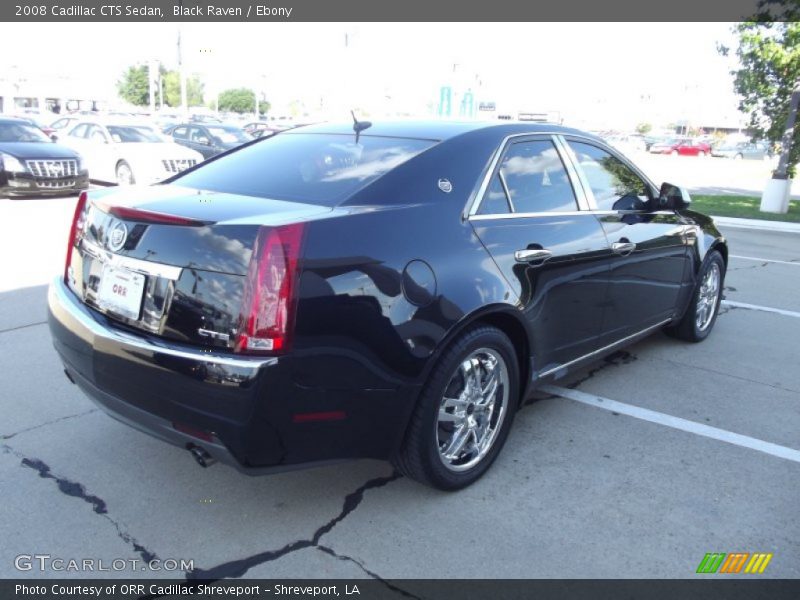 Black Raven / Ebony 2008 Cadillac CTS Sedan