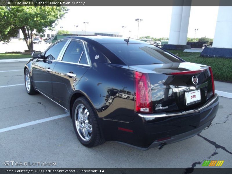 Black Raven / Ebony 2008 Cadillac CTS Sedan