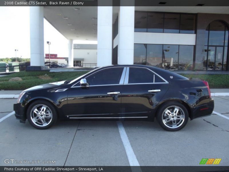 Black Raven / Ebony 2008 Cadillac CTS Sedan