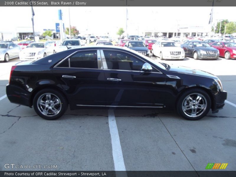 Black Raven / Ebony 2008 Cadillac CTS Sedan