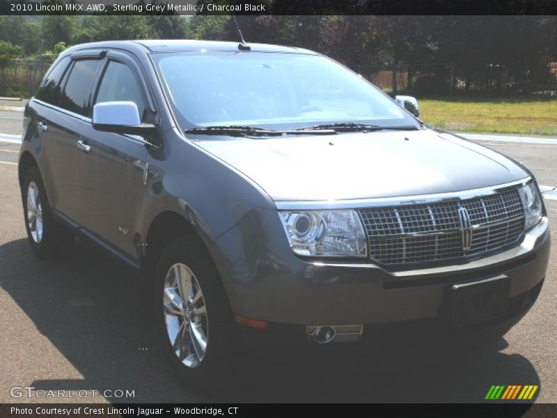 Sterling Grey Metallic / Charcoal Black 2010 Lincoln MKX AWD