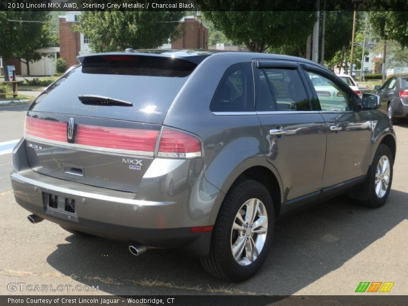 Sterling Grey Metallic / Charcoal Black 2010 Lincoln MKX AWD
