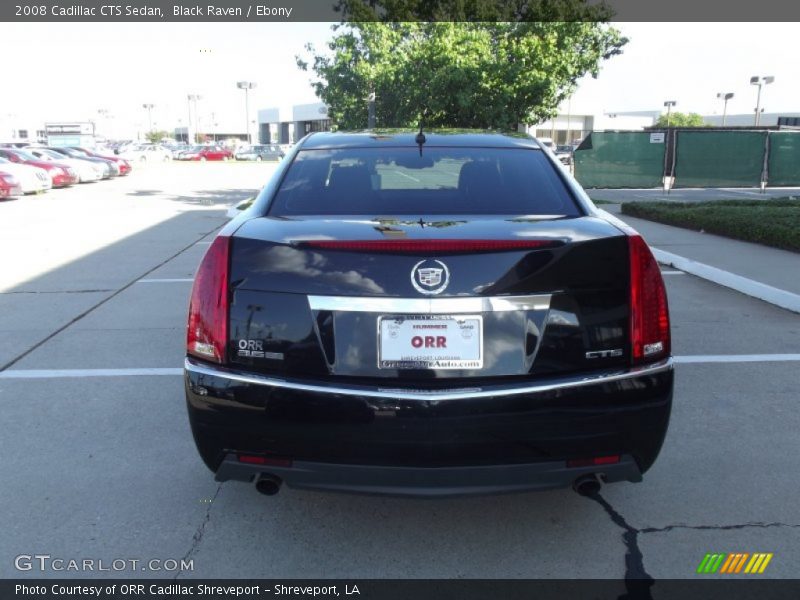 Black Raven / Ebony 2008 Cadillac CTS Sedan